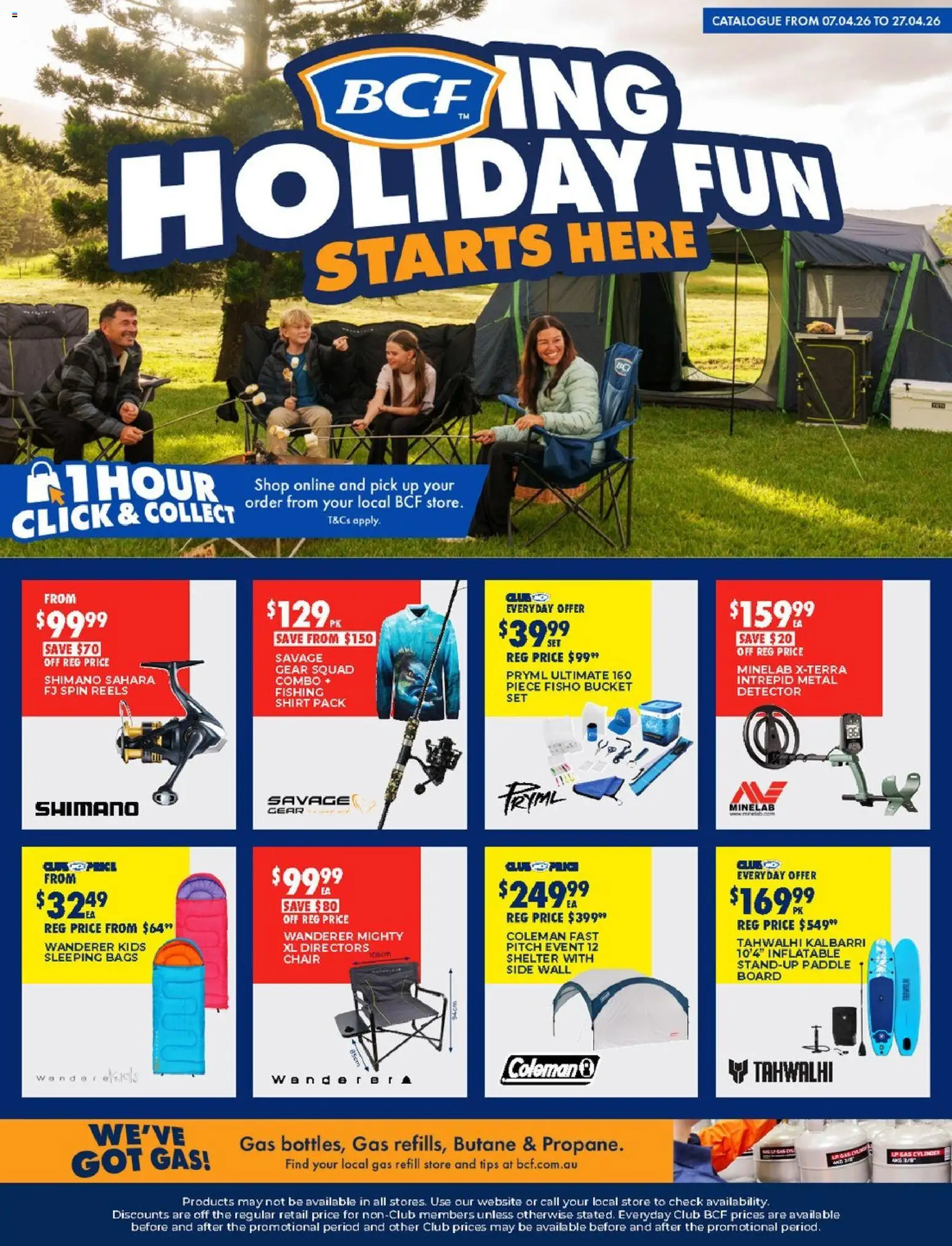 BCF catalogue - valid from 07.04.2026 | Page: 1 | Products: Bucket, Chair, Shirt