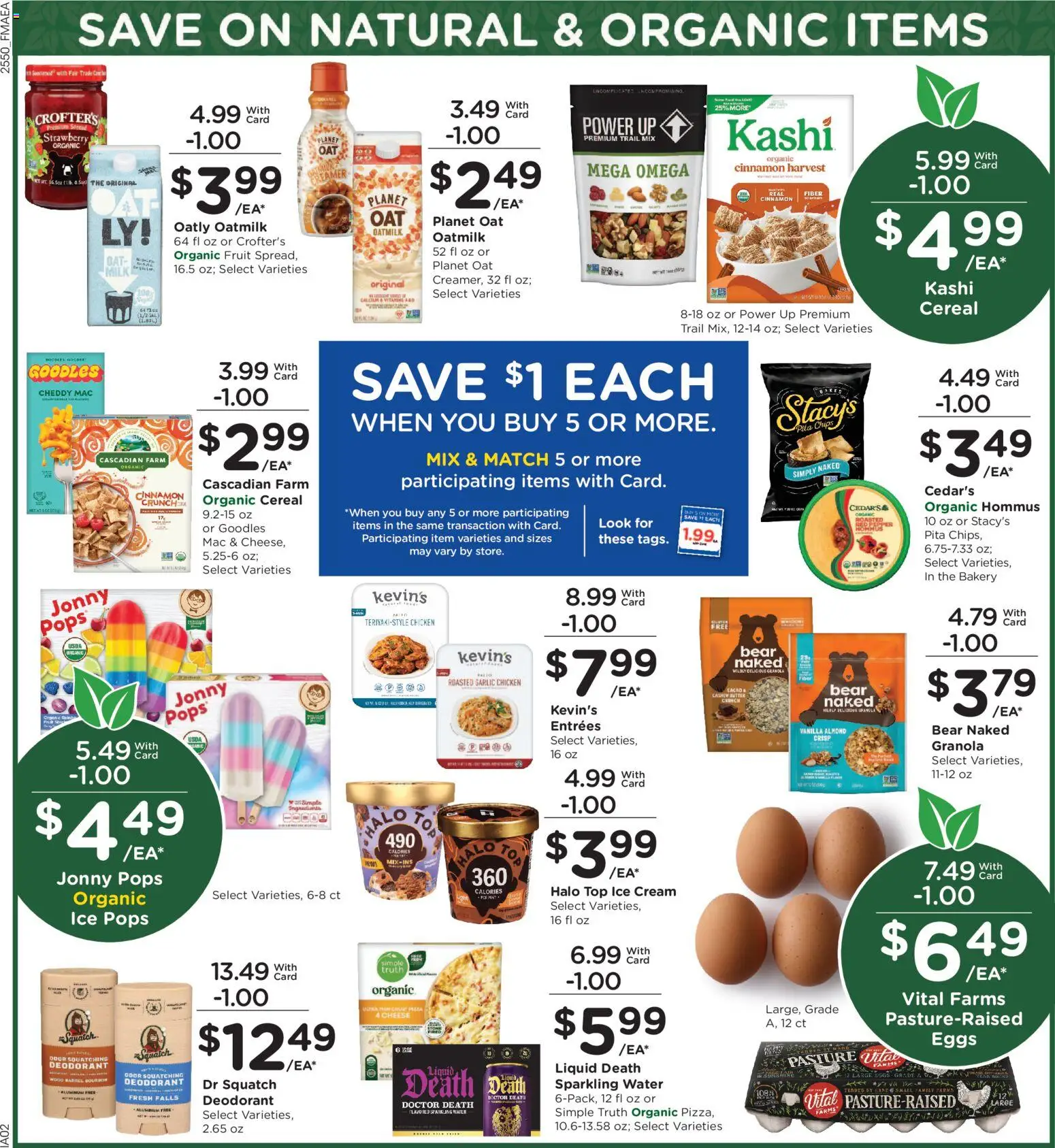 Fred Meyer Weekly Ad - valid from 14.01.2026 | Page: 5 | Products: Eggs, Deodorant, Cream, Ice cream