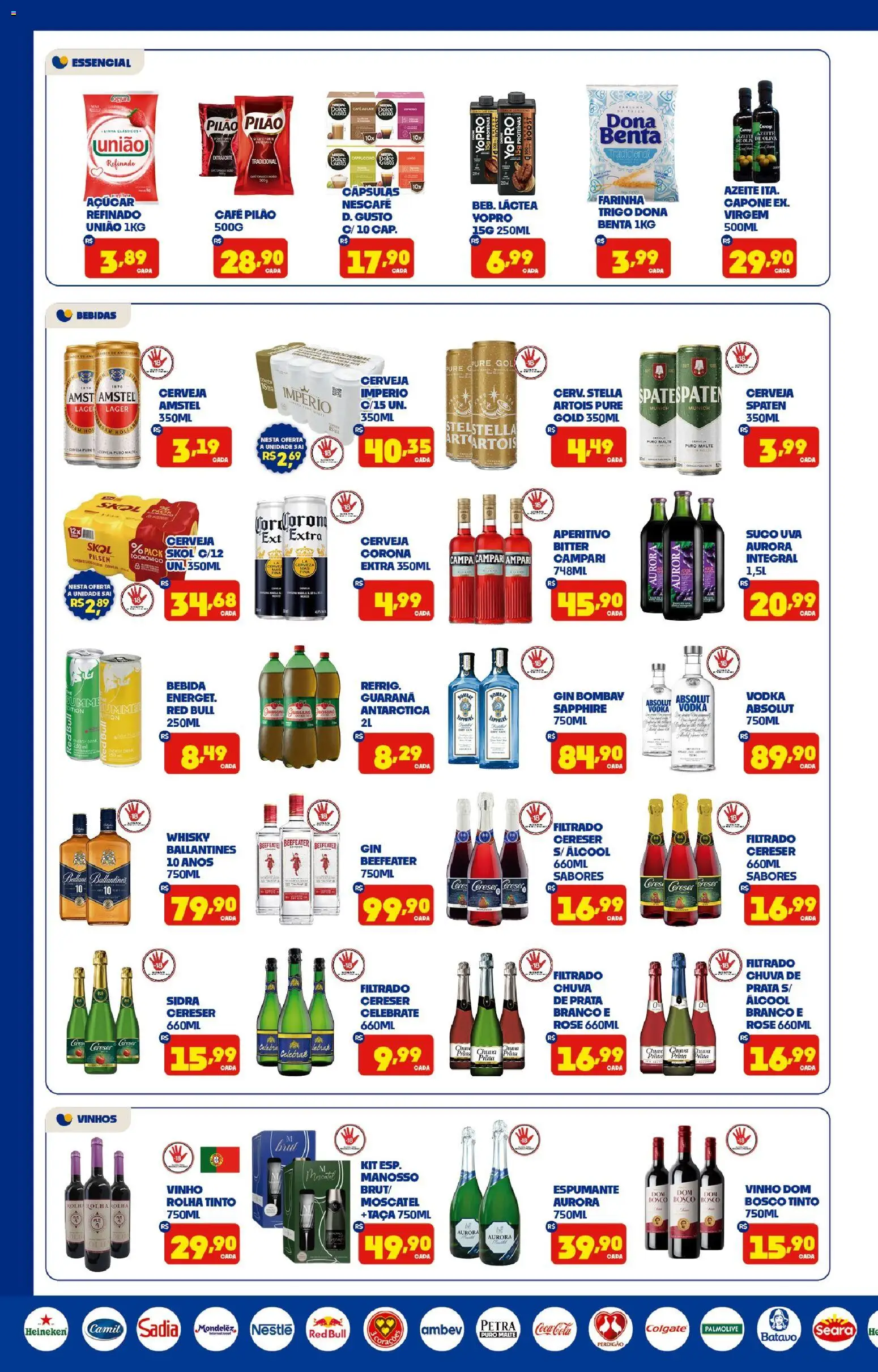 Boa Supermercados Folheto - válido de 19.12.2025 | Página: 2 | Produtos: Vinho, Cerveja, Heineken, Açúcar
