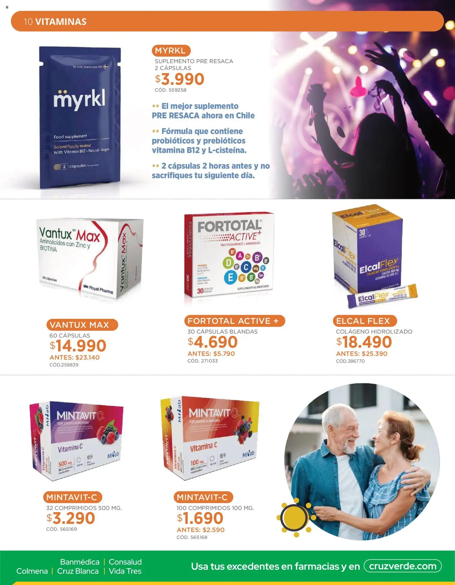 Cruz Verde - Ahorro Verano │ válido desde el 01.01.2026 | Página: 10 | Productos: Vitaminas