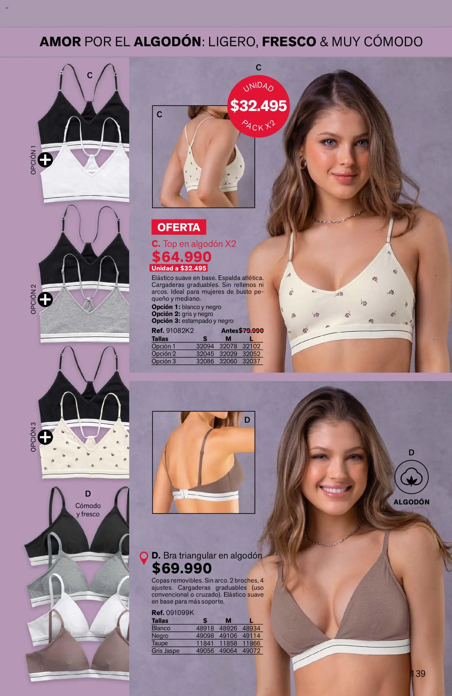 Leonisa revista - valida desde el 03.04.2026 | Página: 139 | Productos: Algodón, Top