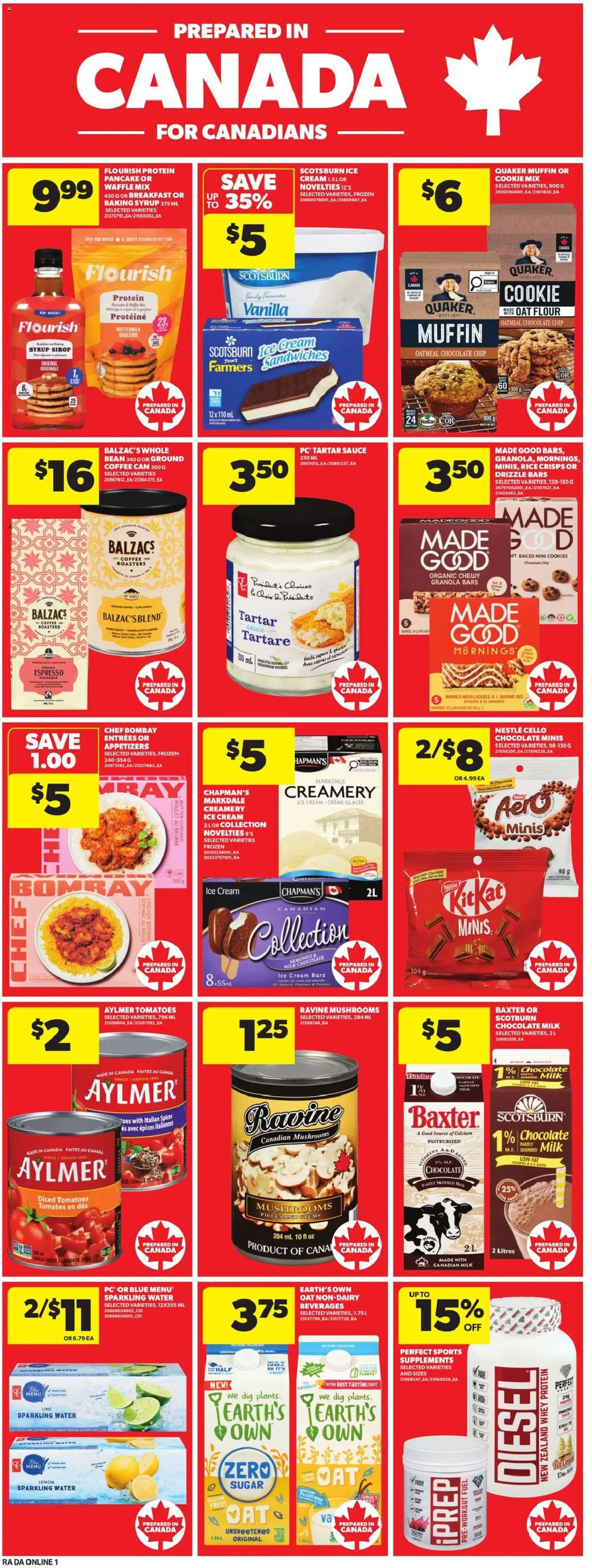 Atlantic Superstore flyer valid from 05.03.2026 | Page: 9 | Products: Cream, Ice cream, Coffee, Chicken