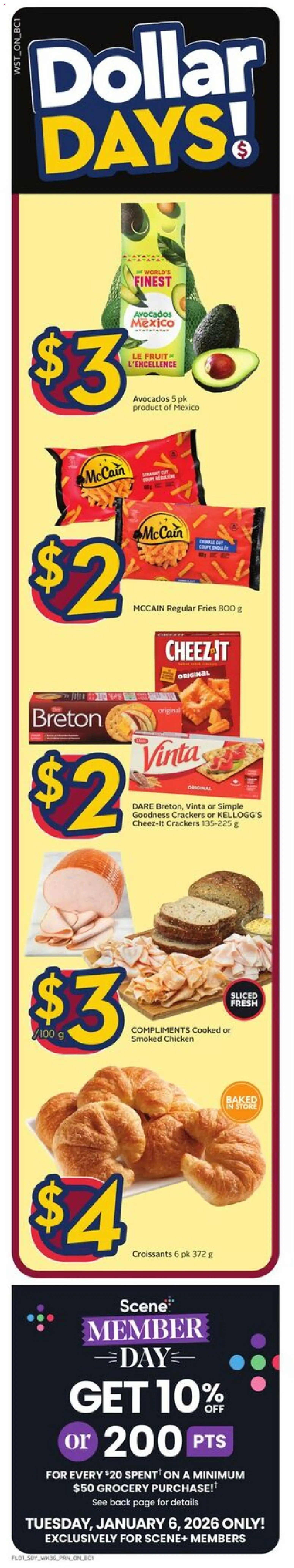 Safeway flyer valid from 01.01.2026 | Page: 2 | Products: Chicken
