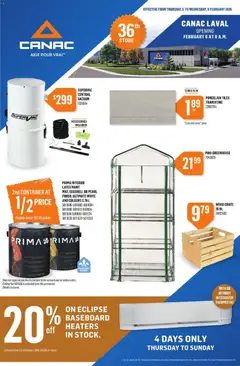 Preview of Canac weekly flyer from shop Canac valid from 05.02.2026