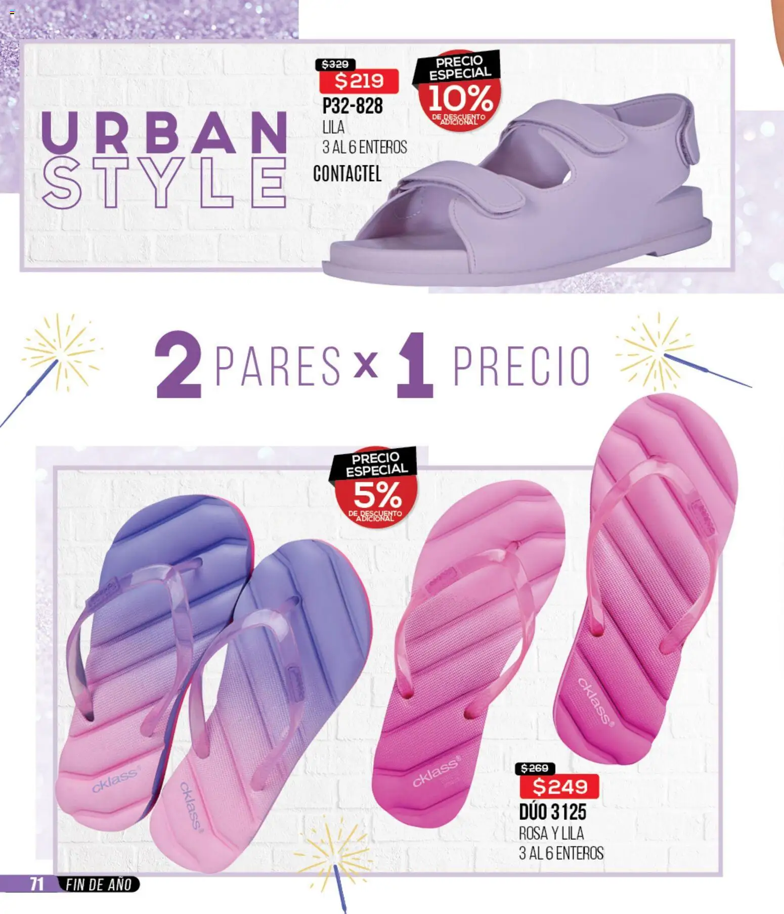 Nuevas ofertas de Cklass válidas en toda la República Mexicana desde el 15.12.2025. ¡Encuentra las mejores ofertas en Cklass catálogo Rebajas fin de año calzado! | Página: 72