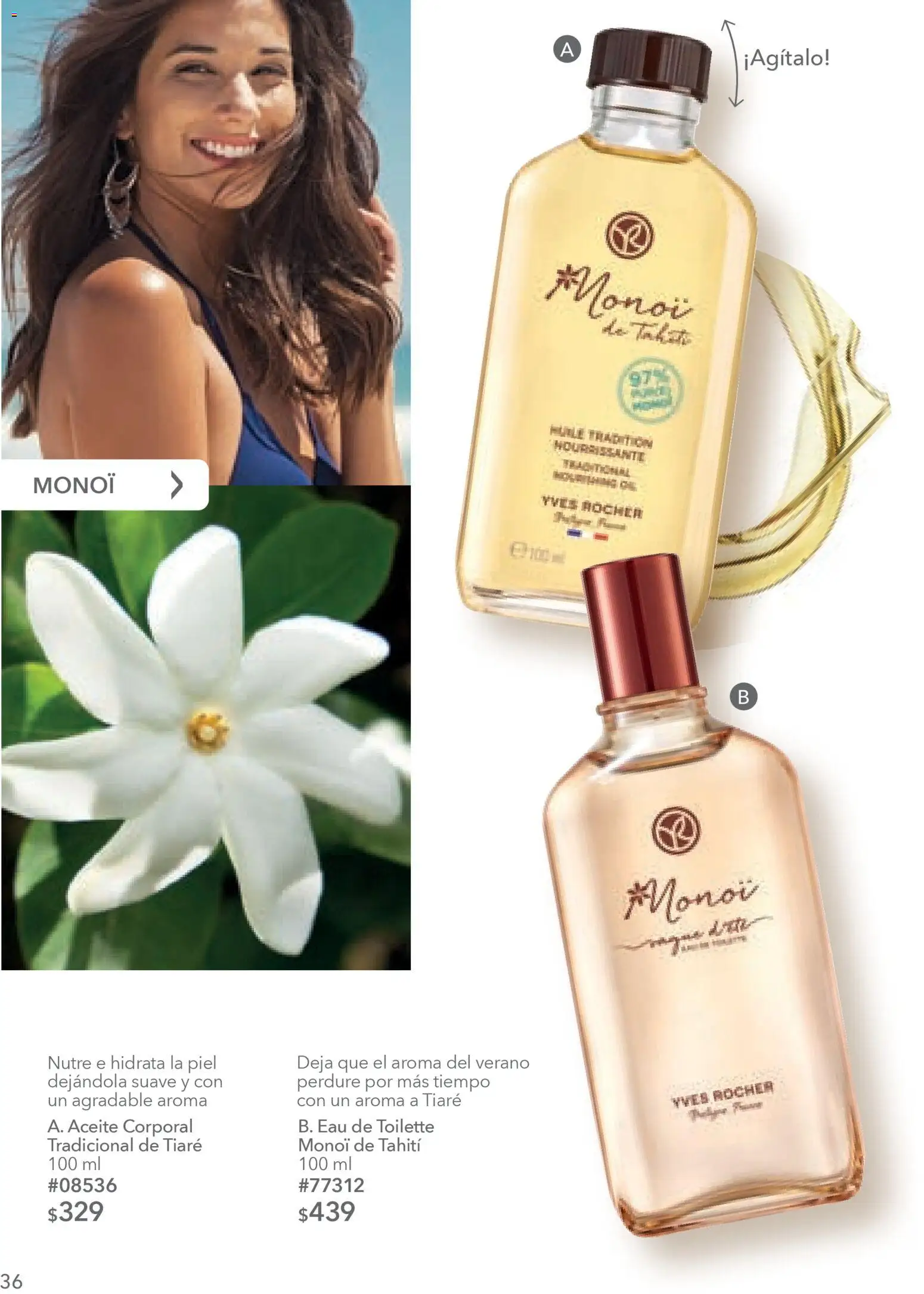 Nuevas ofertas de Yves Rocher válidas en toda la República Mexicana desde el 10.02.2026. ¡Encuentra las mejores ofertas en Yves Rocher campaña 3 2026! | Página: 36 | Productos: Aceite, Eau de toilette