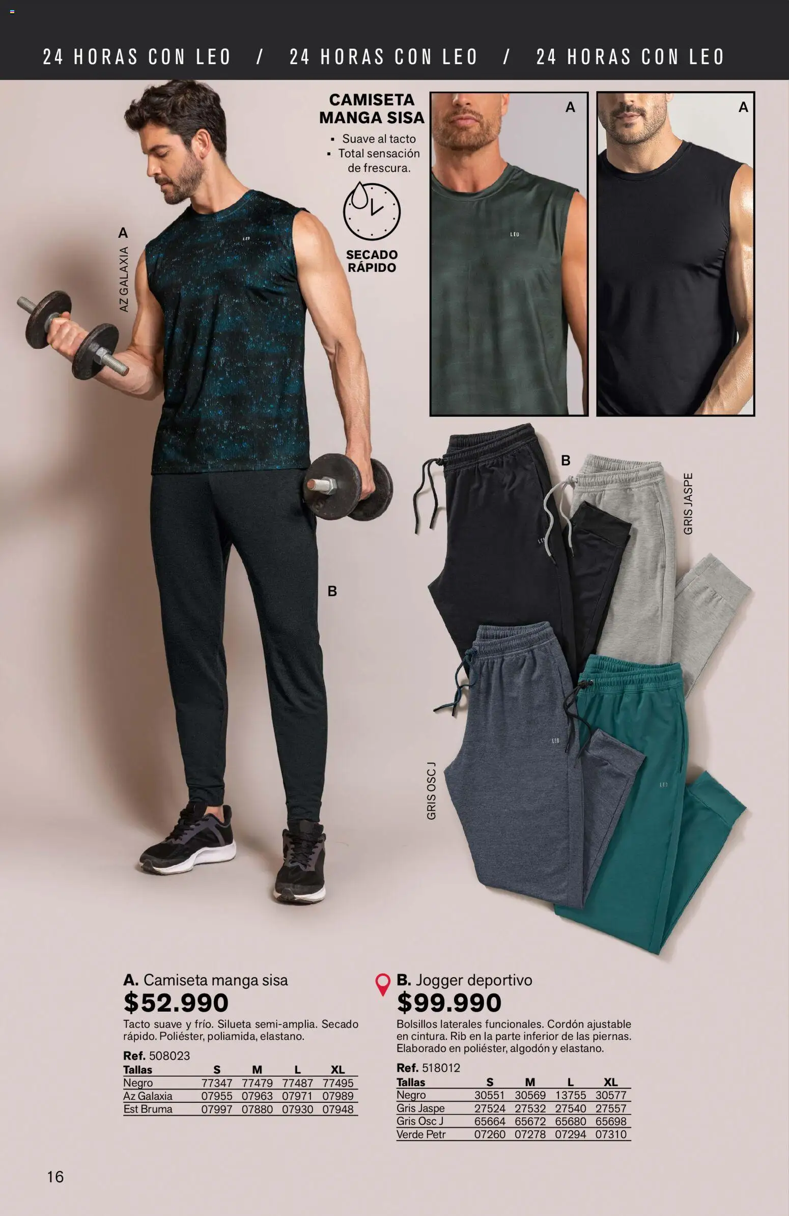 Leonisa revista - valida desde el 16.03.2026 | Página: 16 | Productos: Algodón, Camiseta, Camiseta manga sisa