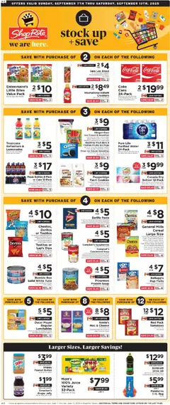 Preview of ShopRite weekly ads valid from 07.09.2025