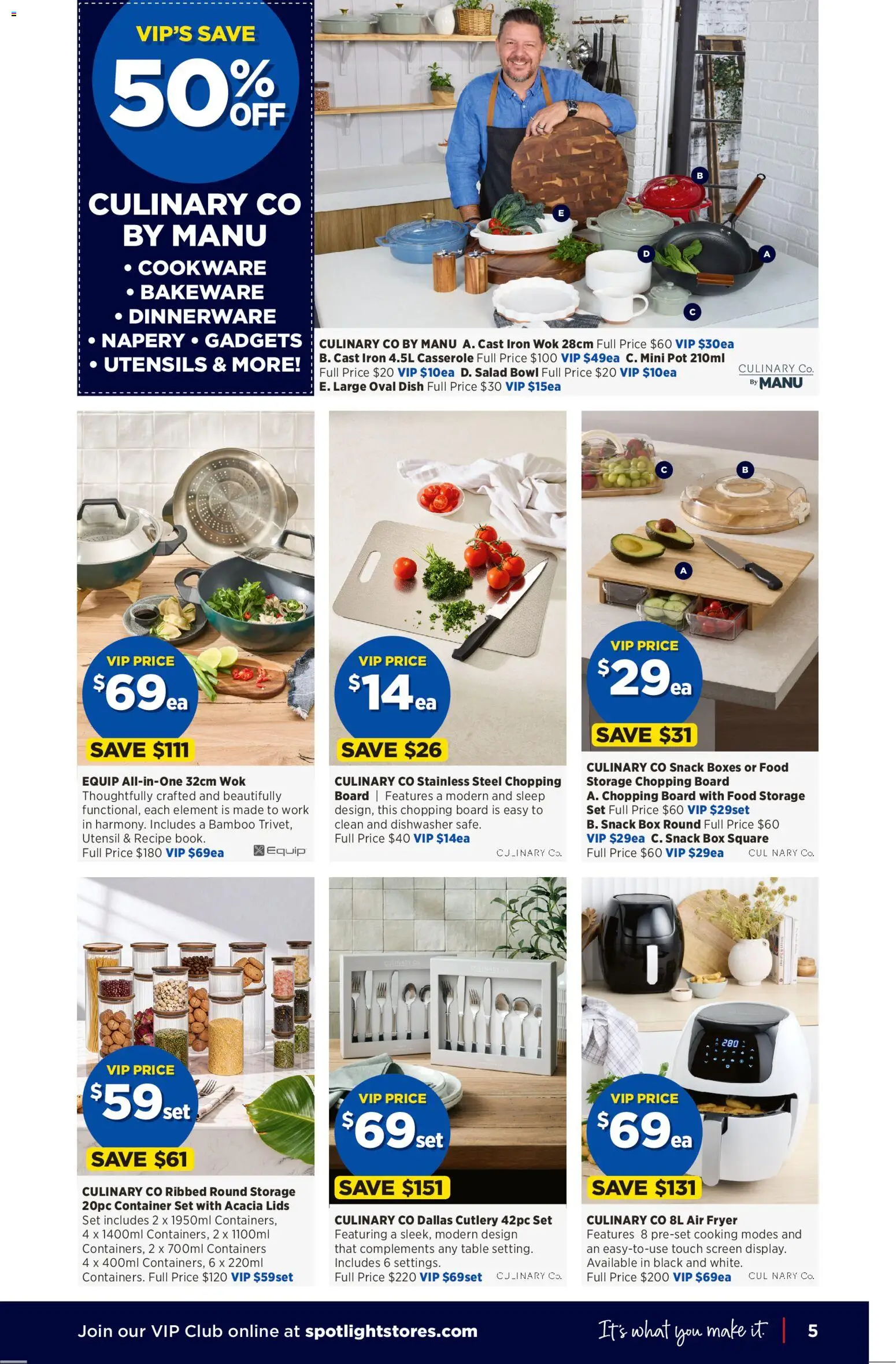 Spotlight catalogue - valid from 11.03.2026 | Page: 5 | Products: Box, Cookware, Food storage, Utensils