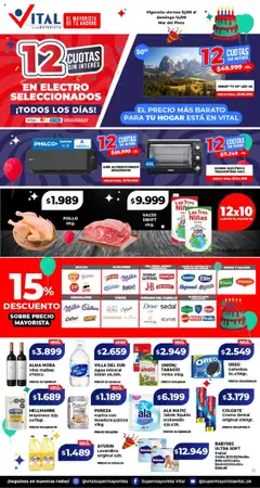Vista previa Vital - Ofertas fin de semana - Mar del Plata válido desde el 12.09.2025