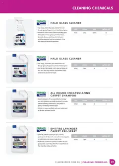 Preview of Clark Rubber Catalogue  - valid from 05.05.2025 | Page: 39 | Products: Carpet, Cleaner, Shampoo, Soil