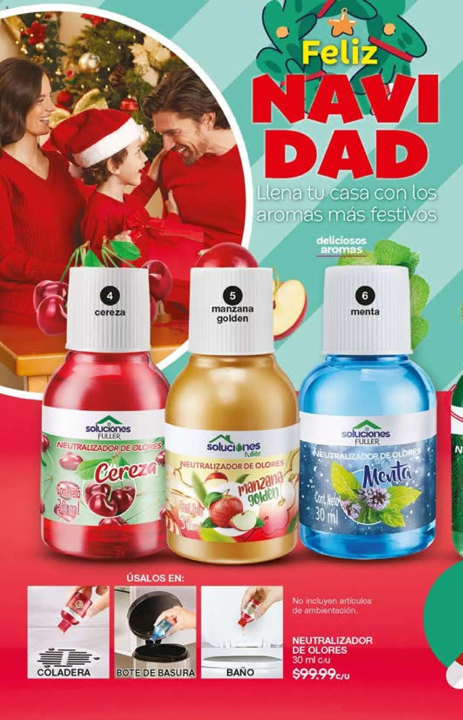 Nuevas ofertas de Fuller válidas en toda la República Mexicana desde el 29.10.2025. ¡Encuentra las mejores ofertas en Fuller campaña 15 2025! | Página: 4 | Productos: Manzana, Baño, Bote de basura