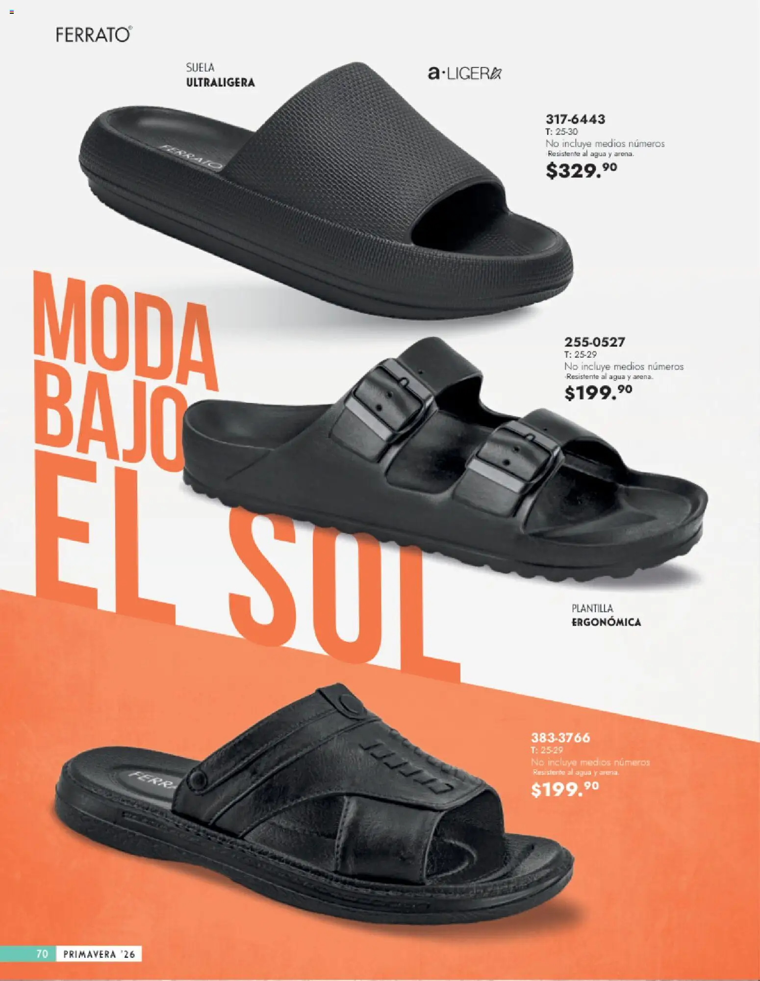 Nuevas ofertas de Andrea válidas en toda la República Mexicana desde el 25.01.2026. ¡Encuentra las mejores ofertas en Andrea catálogo Calzado Caballero! | Página: 70 | Productos: Agua