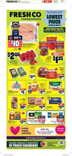 Preview of FreshCo weekly flyer / circulaire from shop FreshCo valid from 19.03.2026