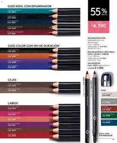 Catálogo Ésika Campaña 7 válido desde el 18.04.2026 | Página: 59 | Productos: Sacapuntas, Delineador, Vino