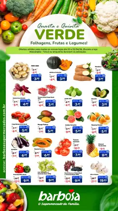 Barbosa Supermercados ofertas Quarta e Quinta - Pré-Visualização do folheto da loja Barbosa Supermercados, válido de 22.04.2026