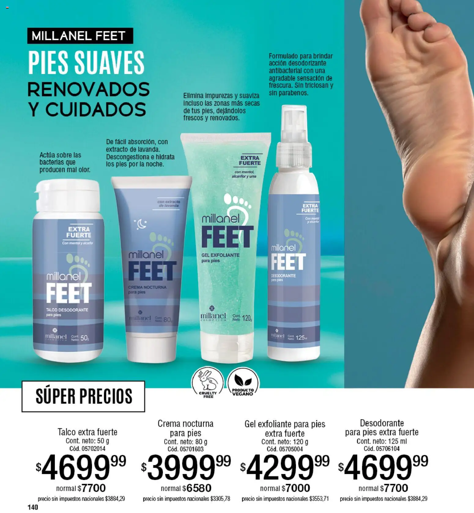 Millanel - Catálogo │ válido desde el 30.03.2026 | Página: 140 | Productos: Sobre, Desodorante, Crema