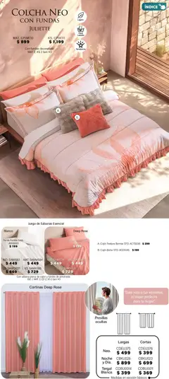 Vista previa de Colchas Concord Buen Fin, nuevo folleto de la tienda, válido en México a partir del 01.11.2025 | Página: 96 | Productos: Juego, Almohada, Sabanas, Cortinas