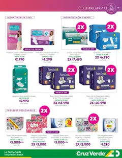 Belleza y Cuidado Personal Cruz Verde válido desde el 01.10.2025 | Página: 19 | Productos: Toalla, Ropa, Ropa interior