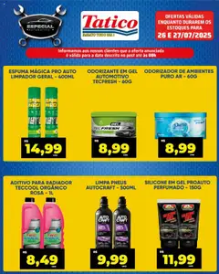 Tatico Folheto - válido de 28.07.2025 | Página: 44 | Produtos: Perfume, Radiador, Pneus