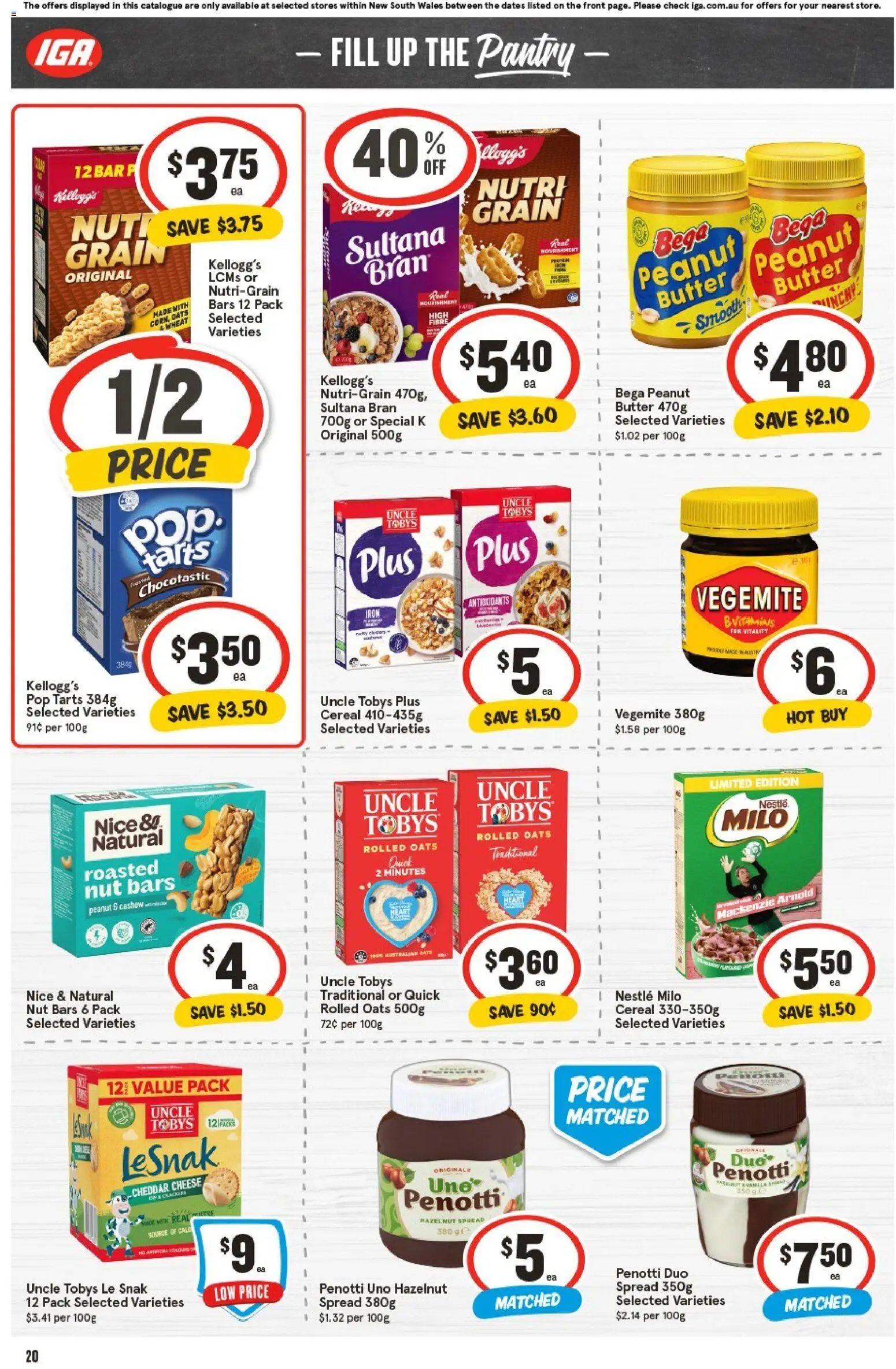IGA catalogue - valid from 29.10.2025 | Page: 19 | Products: Butter, Cheese, Vegemite, Iron