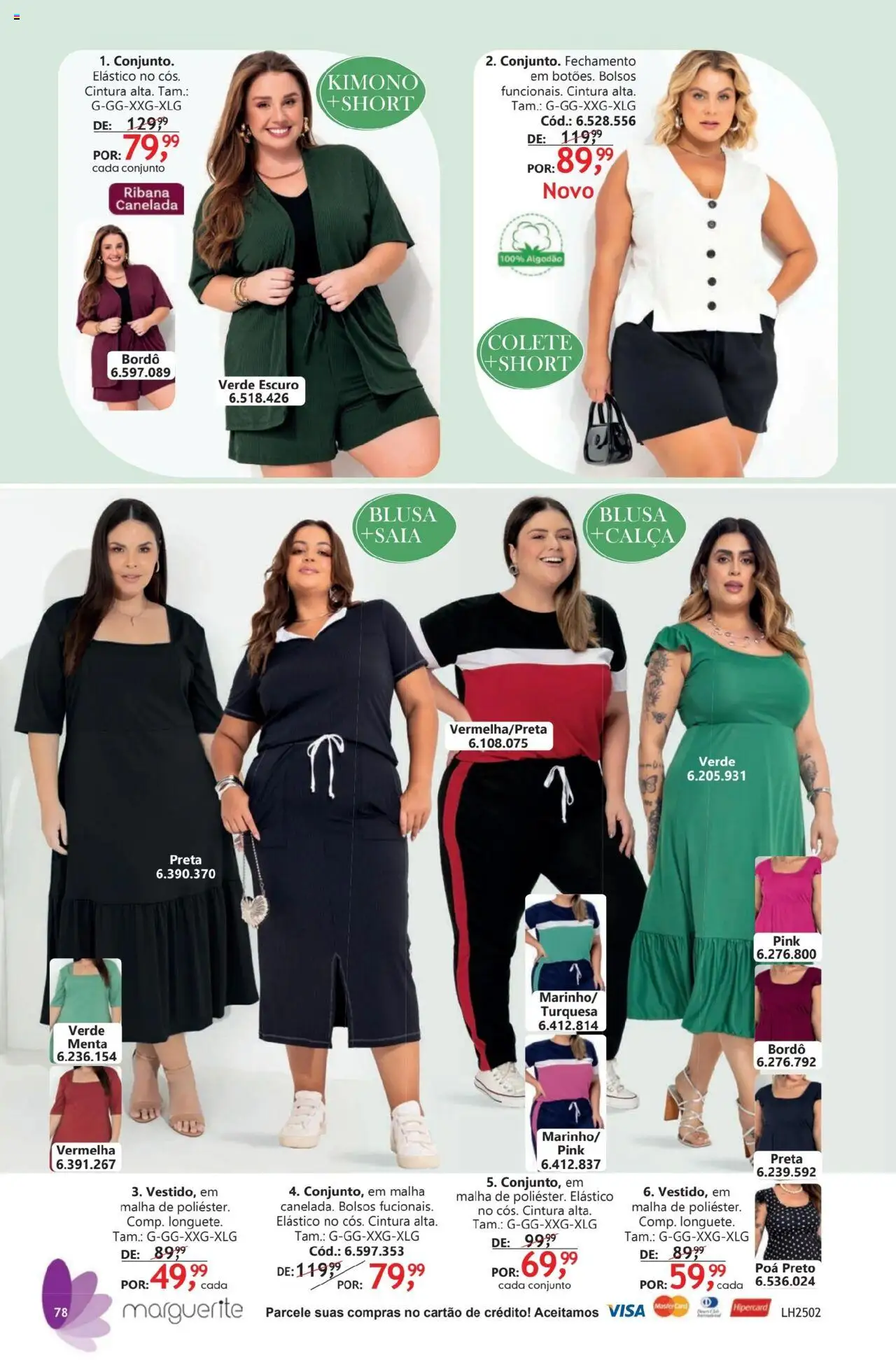 Quatro Estações Folheto - válido de 01.10.2025 | Página: 78 | Produtos: Kimono, Poá, Blusa, Algodão