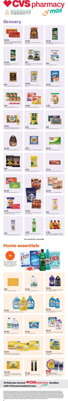 Preview of CVS Pharmacy weekly ads valid from 20.07.2025