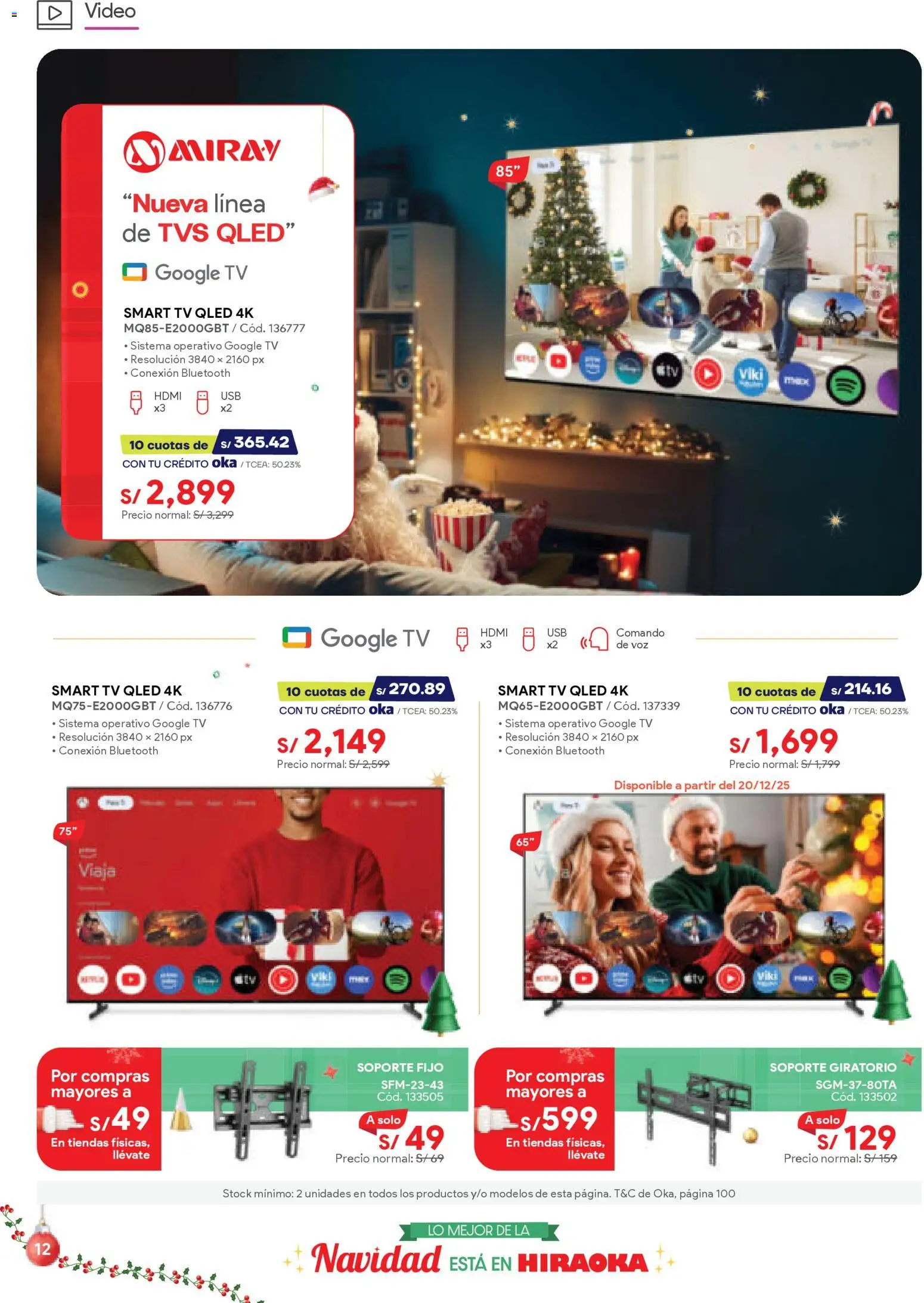 Catálogo Hiraoka válido desde 06.12.2025 | Página: 12 | Productos: Video