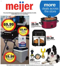Preview of Meijer weekly ads valid from 24.09.2025
