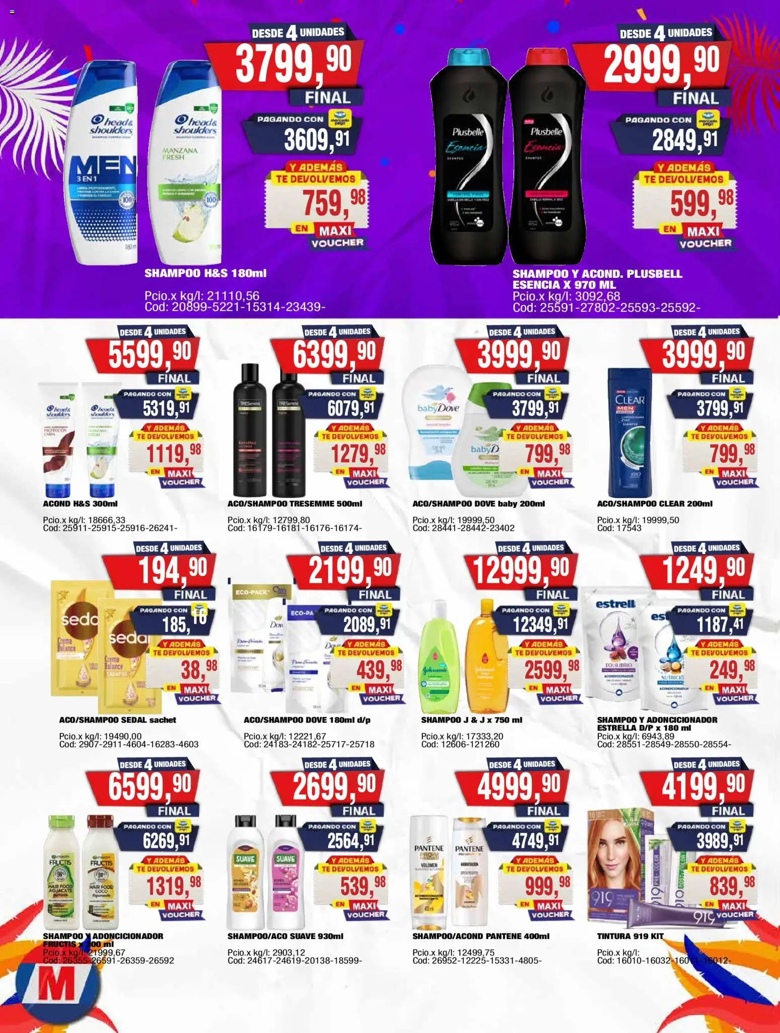 Maxiconsumo ofertas │ válido desde el 23.02.2026 | Página: 28 | Productos: Tintura, Manzana, Té, Crema