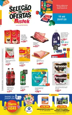Bistek Supermercados - Ofertas Fim de Semana - Pré-Visualização do folheto da loja Bistek Supermercados, válido de 18.07.2025