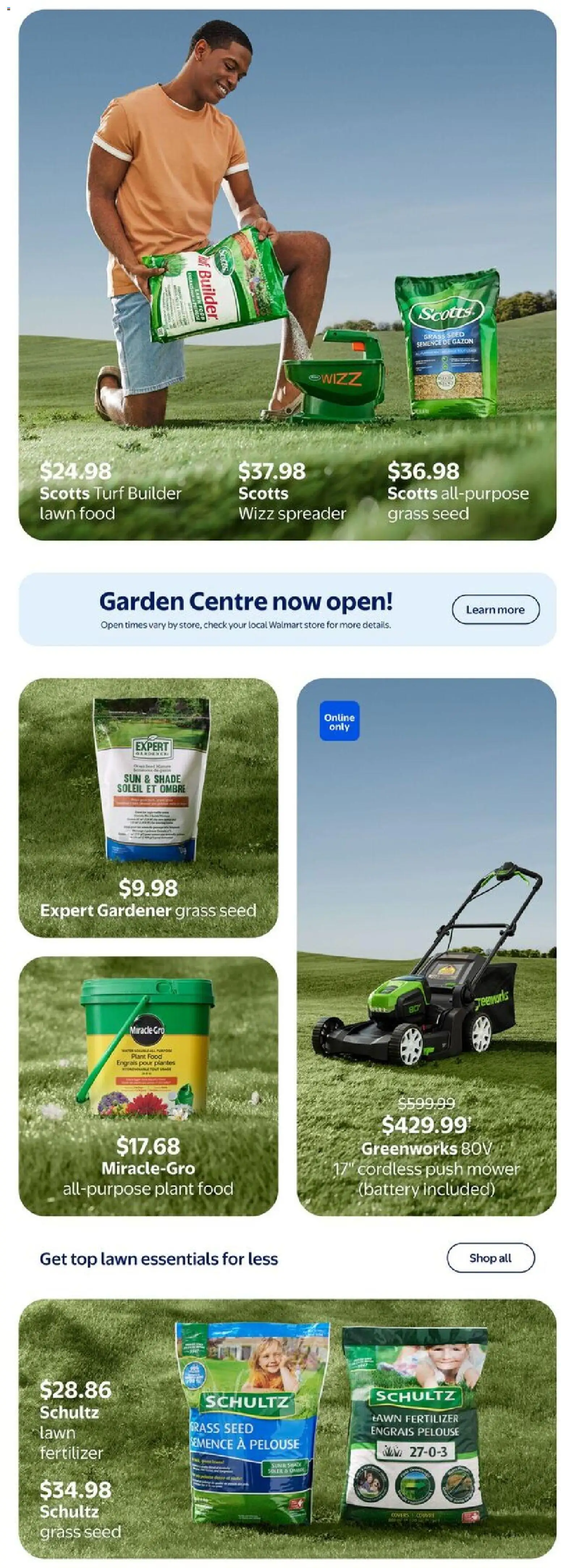Walmart flyer valid from 30.04.2026 | Page: 21 | Products: Mower, Battery