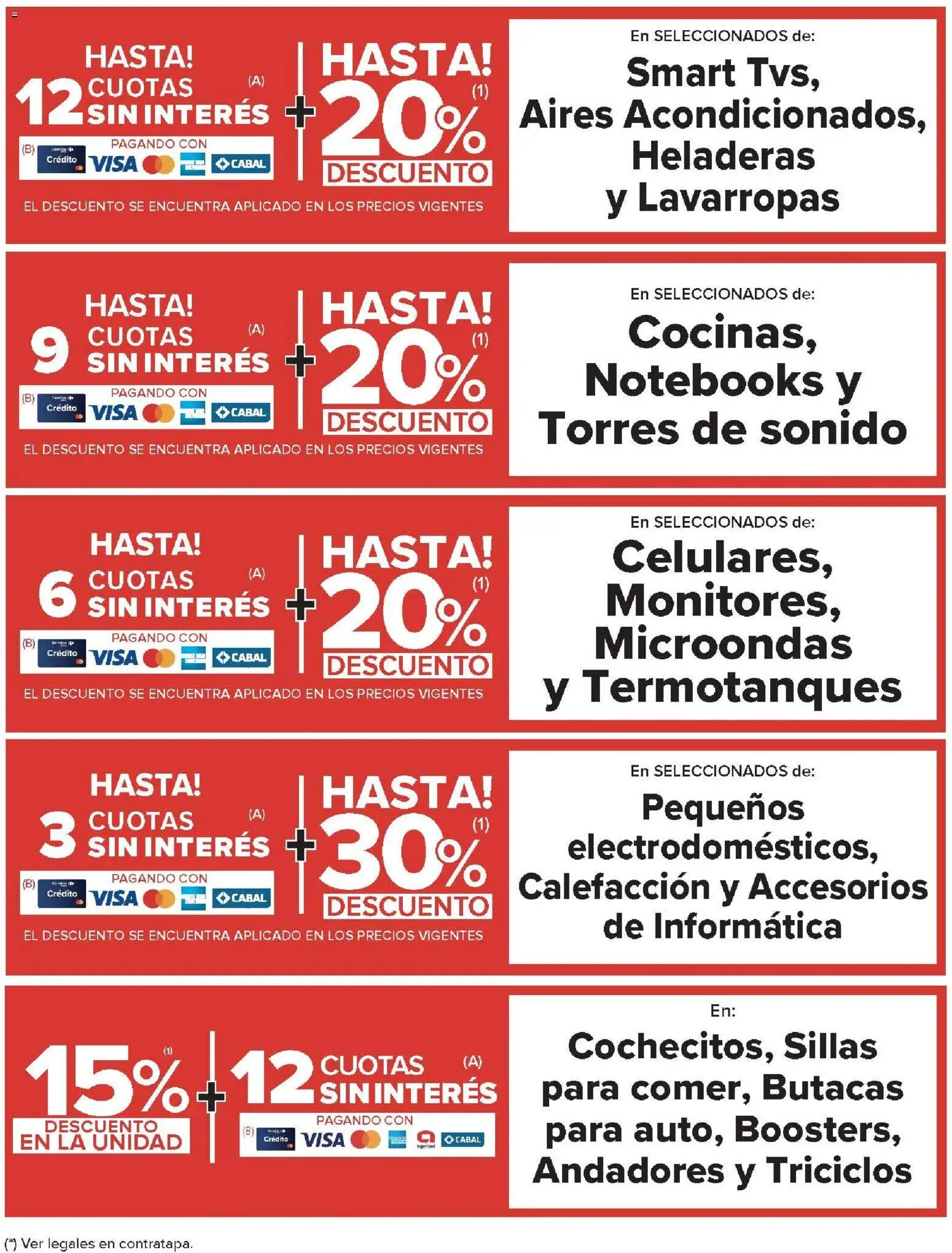 Carrefour -Carrefour Hiper │ válido desde el 21.04.2026 | Página: 22 | Productos: Lavarropas, Microondas
