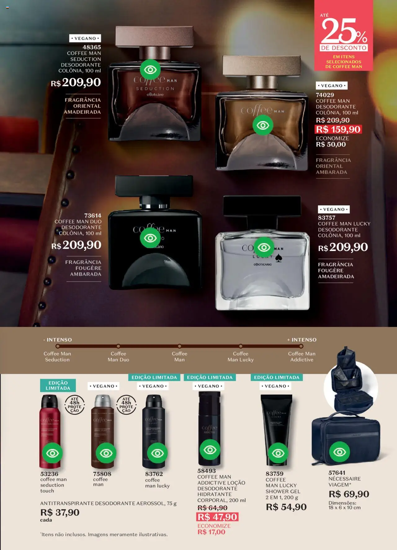 O Boticário Folheto - válido de 11.08.2025 | Página: 55 | Produtos: Fragrância, Desodorante, Necessaire