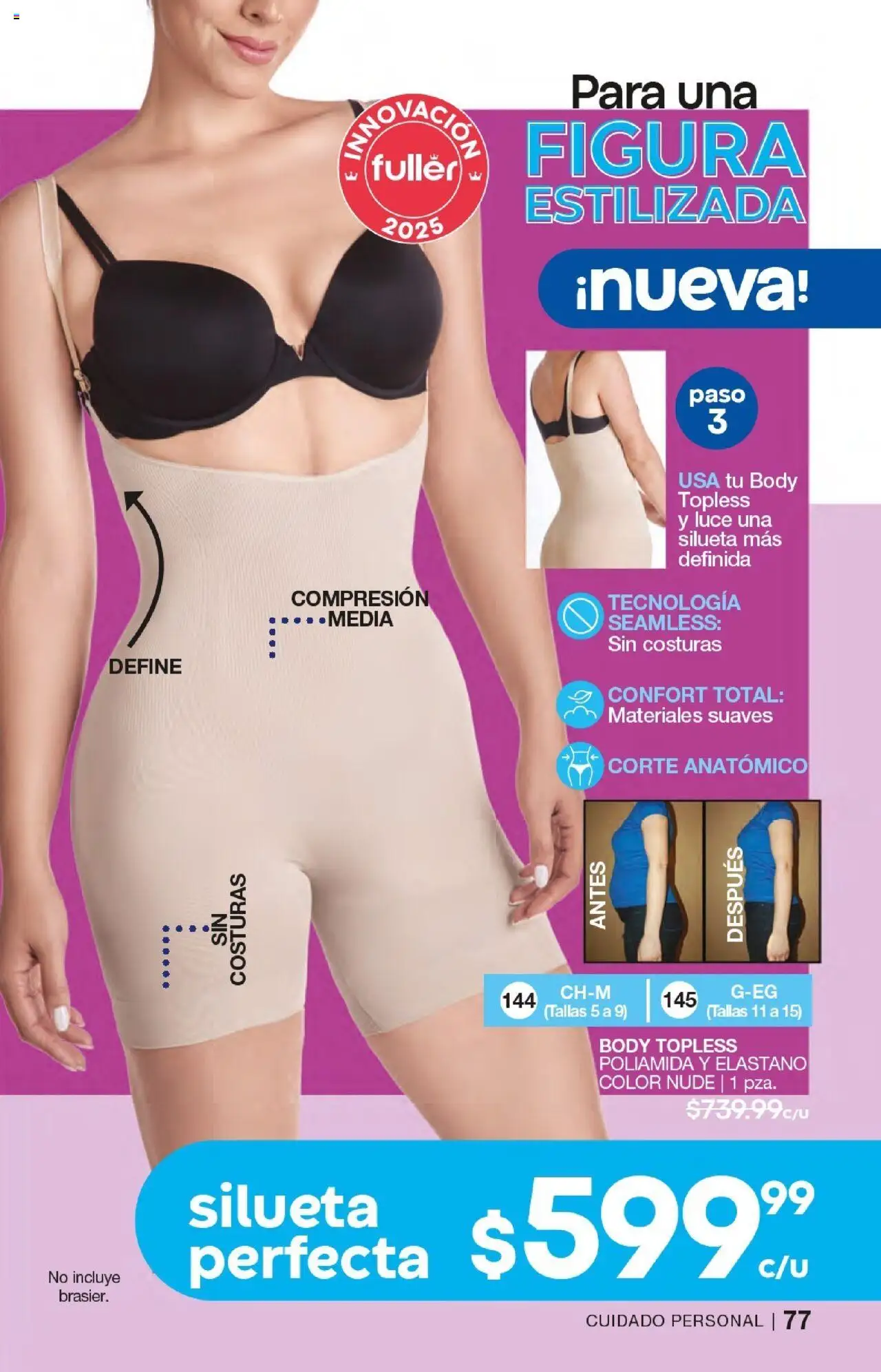 Nuevas ofertas de Fuller válidas en toda la República Mexicana desde el 17.09.2025. ¡Encuentra las mejores ofertas en Fuller - Campaña 12 2025! | Página: 77 | Productos: Body