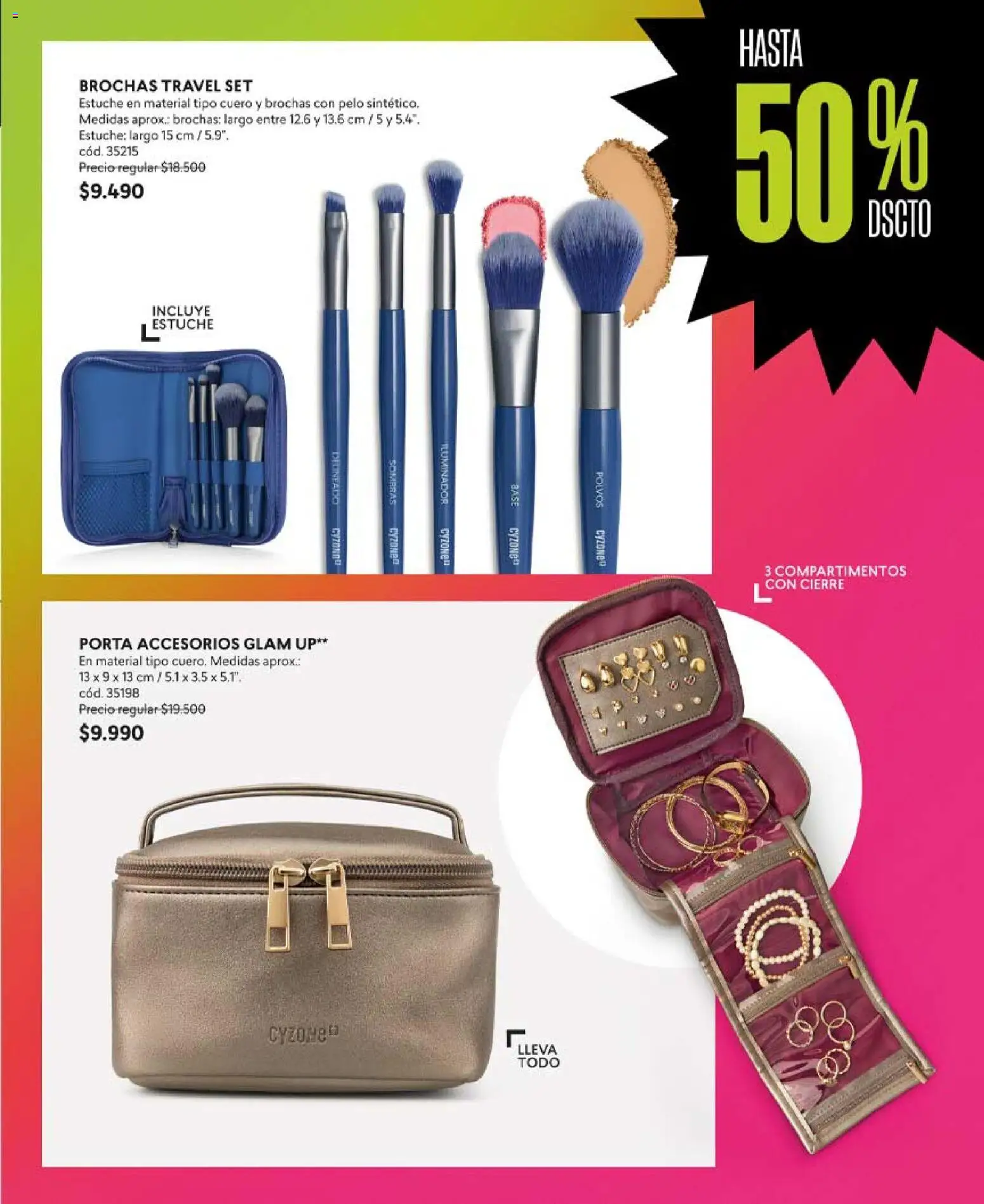 Catálogo CyZone Campaña 5 │ válido desde el 01.03.2026 | Página: 85 | Productos: Estuche, Base, Iluminador