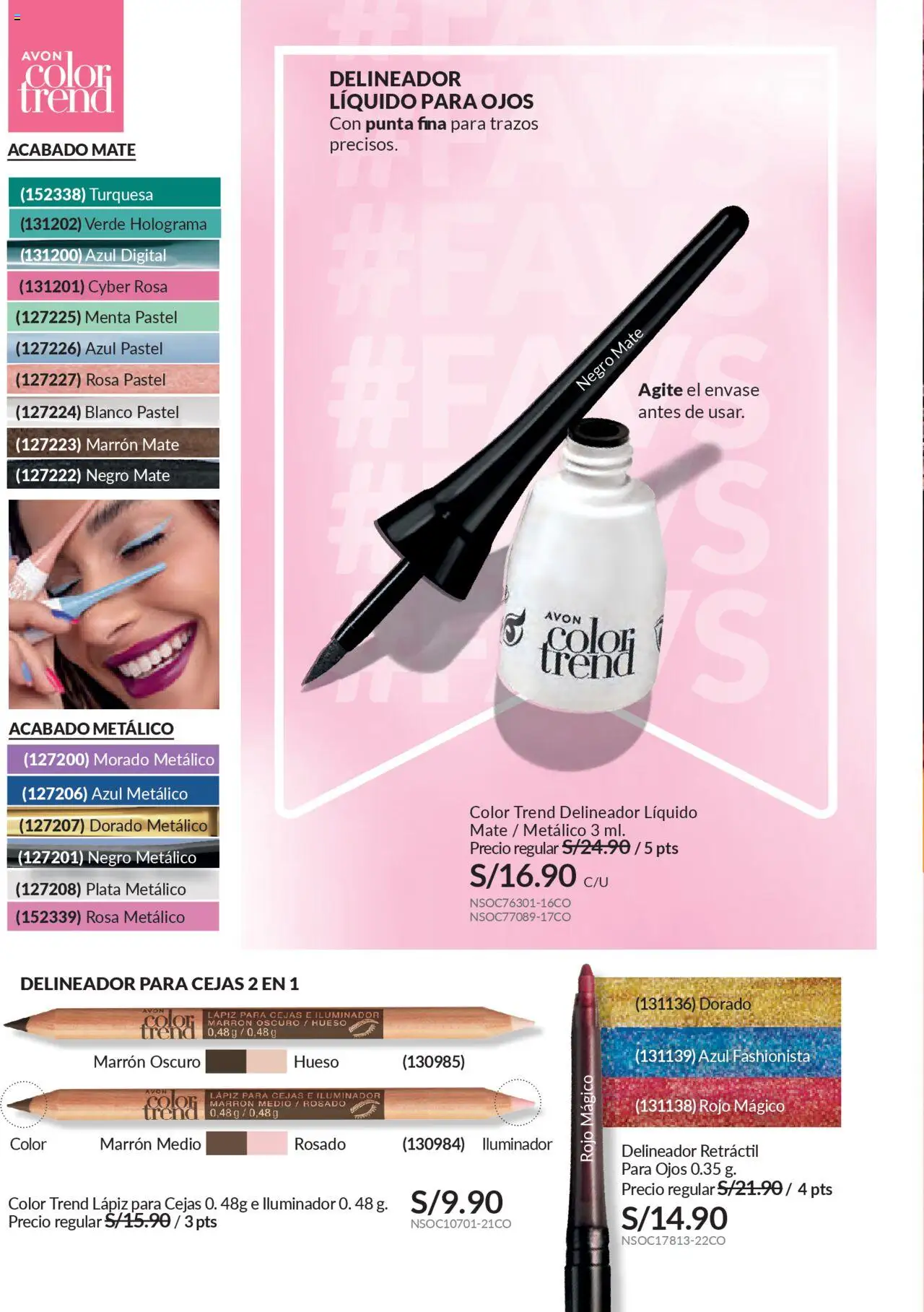 Catálogo Avon válido desde 11.08.2025 | Página: 45 | Productos: Delineador