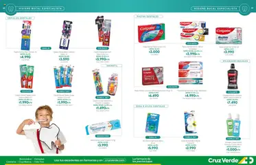 Cruz Verde Descuentos │ válido desde el 01.09.2025 | Página: 10 | Productos: Hilo dental, Cepillo, Enjuague bucal, Pasta