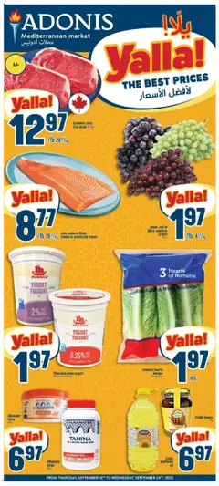 Preview of Adonis weekly flyer  from shop Adonis valid from 18.09.2025