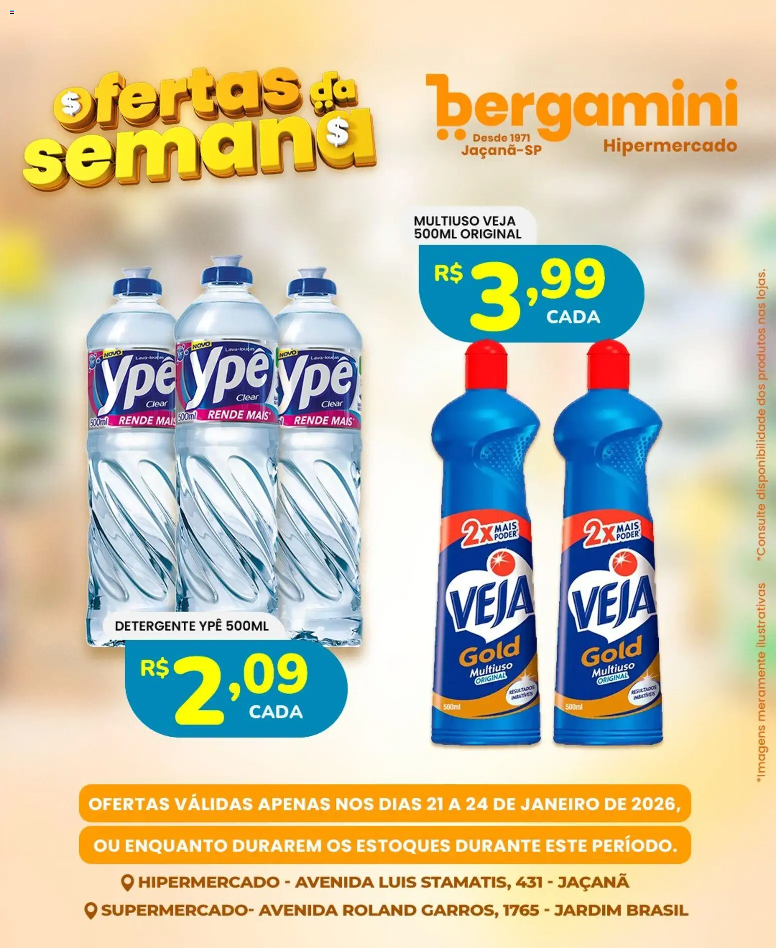 Supermercado Bergamini Folheto - válido de 21.01.2026 | Página: 12 | Produtos: Detergente