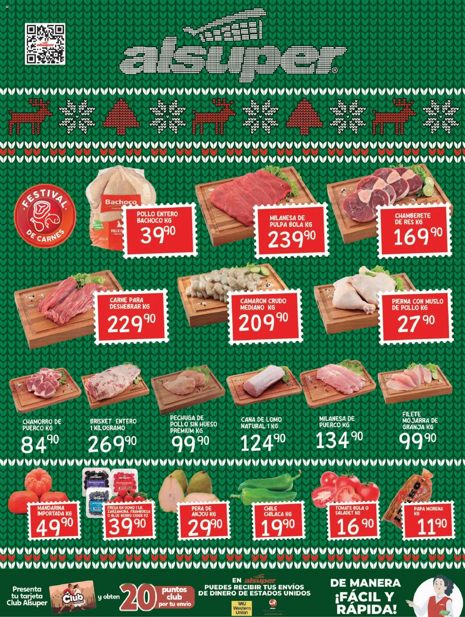 Nuevas ofertas de Alsuper válidas en toda la República Mexicana desde el 16.12.2025. ¡Encuentra las mejores ofertas en Alsuper folleto Chihuahua Capital! | Página: 8 | Productos: Pollo, Fresa, Pera, Tomate