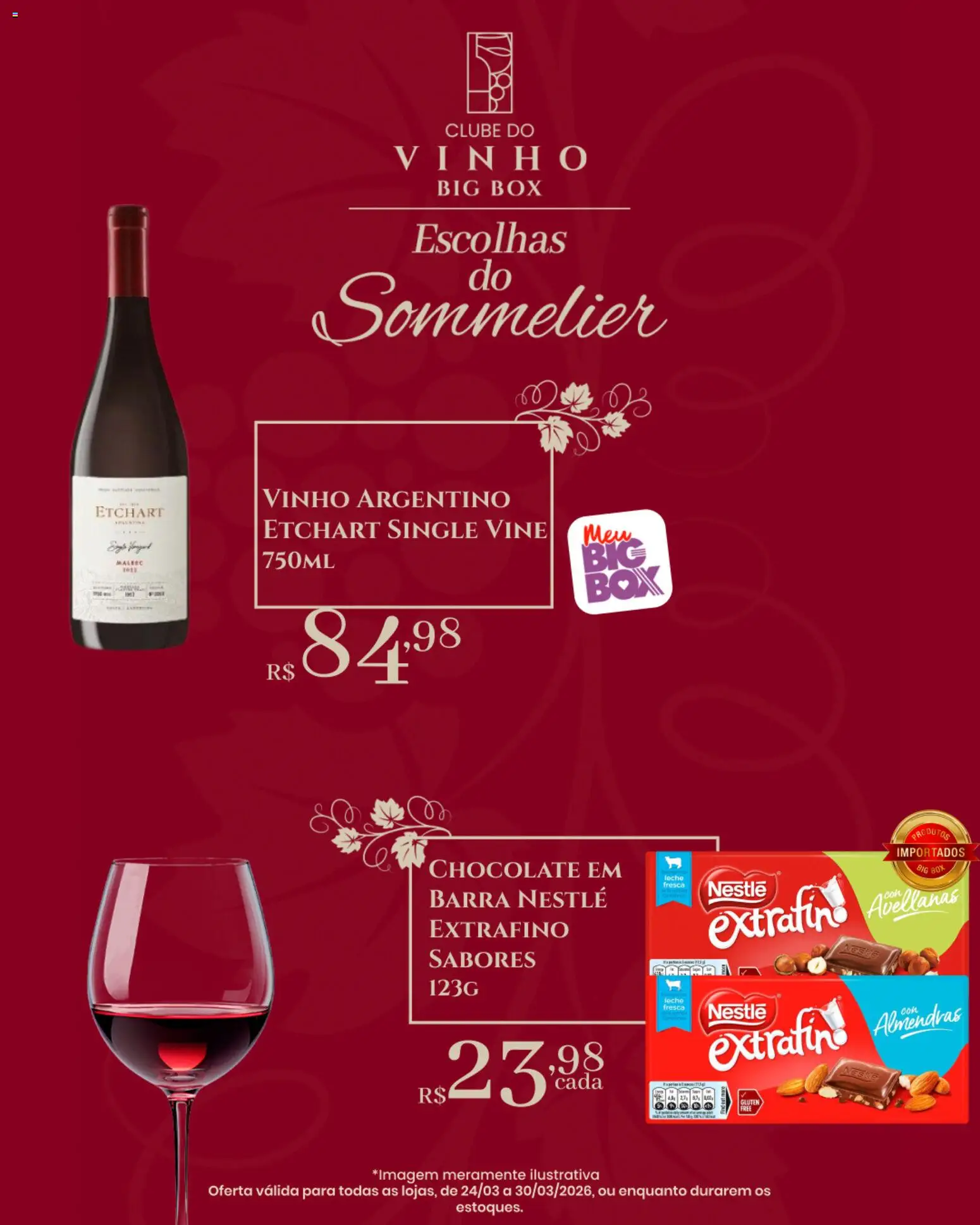 Big Box Folheto - válido de 24.03.2026 | Página: 4 | Produtos: Chocolate, Vinho