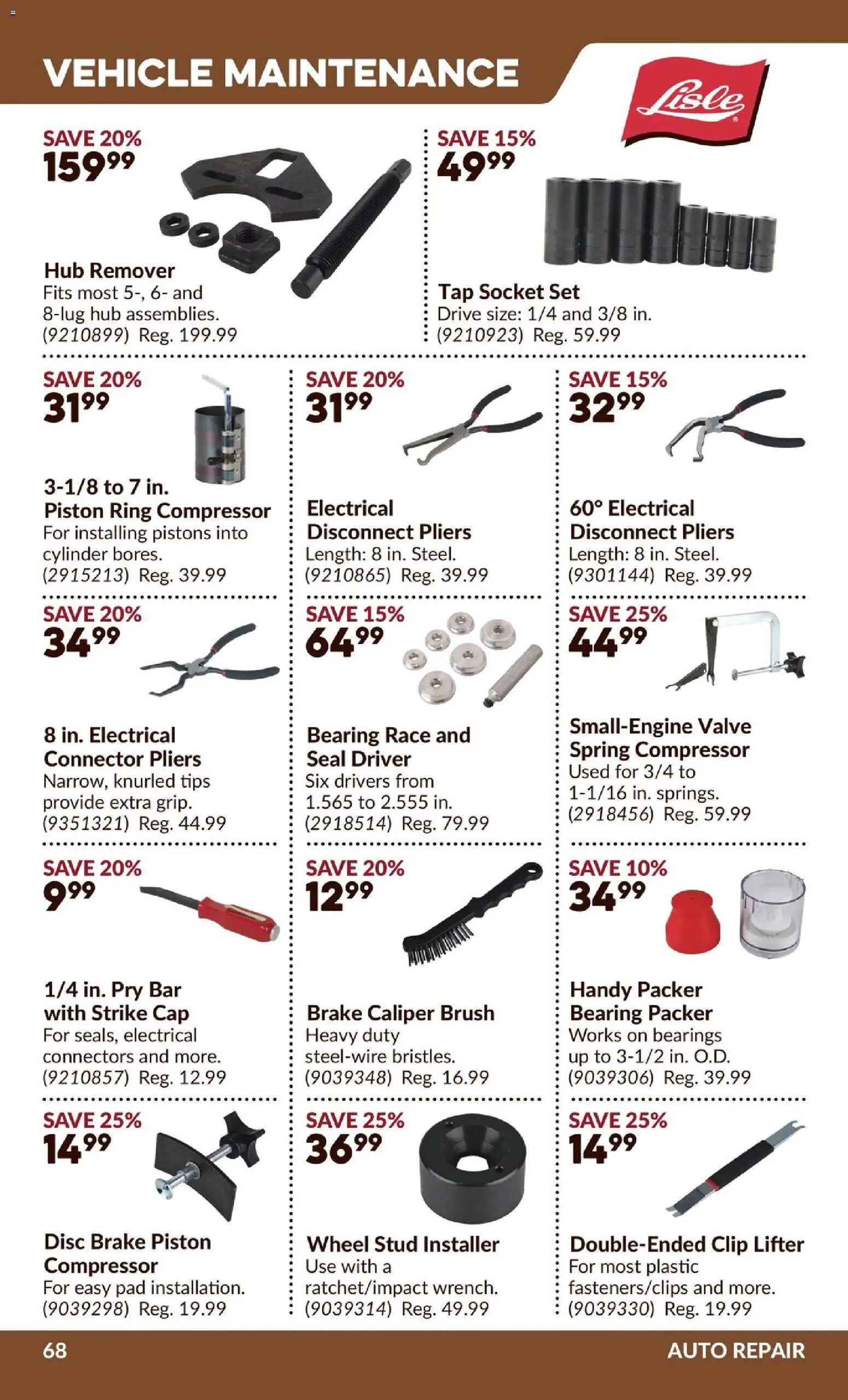 Princess Auto flyer valid from 02.12.2025 | Page: 73 | Products: Cap, Connector, Brush, Socket