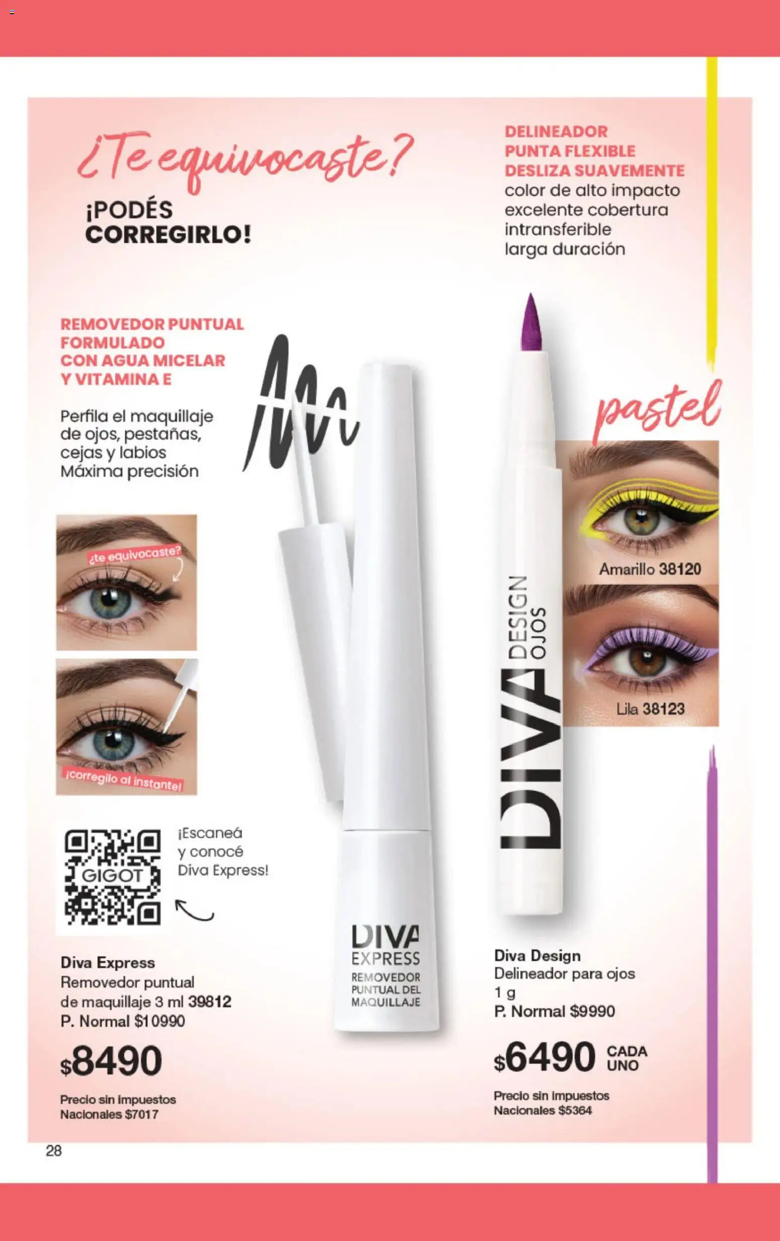 Gigot - CAMPAÑA 03 │ válido desde el 01.03.2026 | Página: 44 | Productos: Flexible, Maquillaje, Delineador, Agua