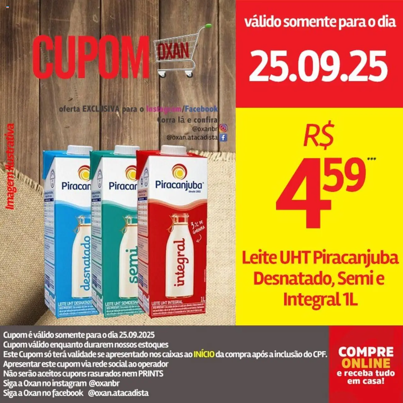 Oxan Atacadista Folheto - válido de 25.09.2025 | Página: 19 | Produtos: Leite