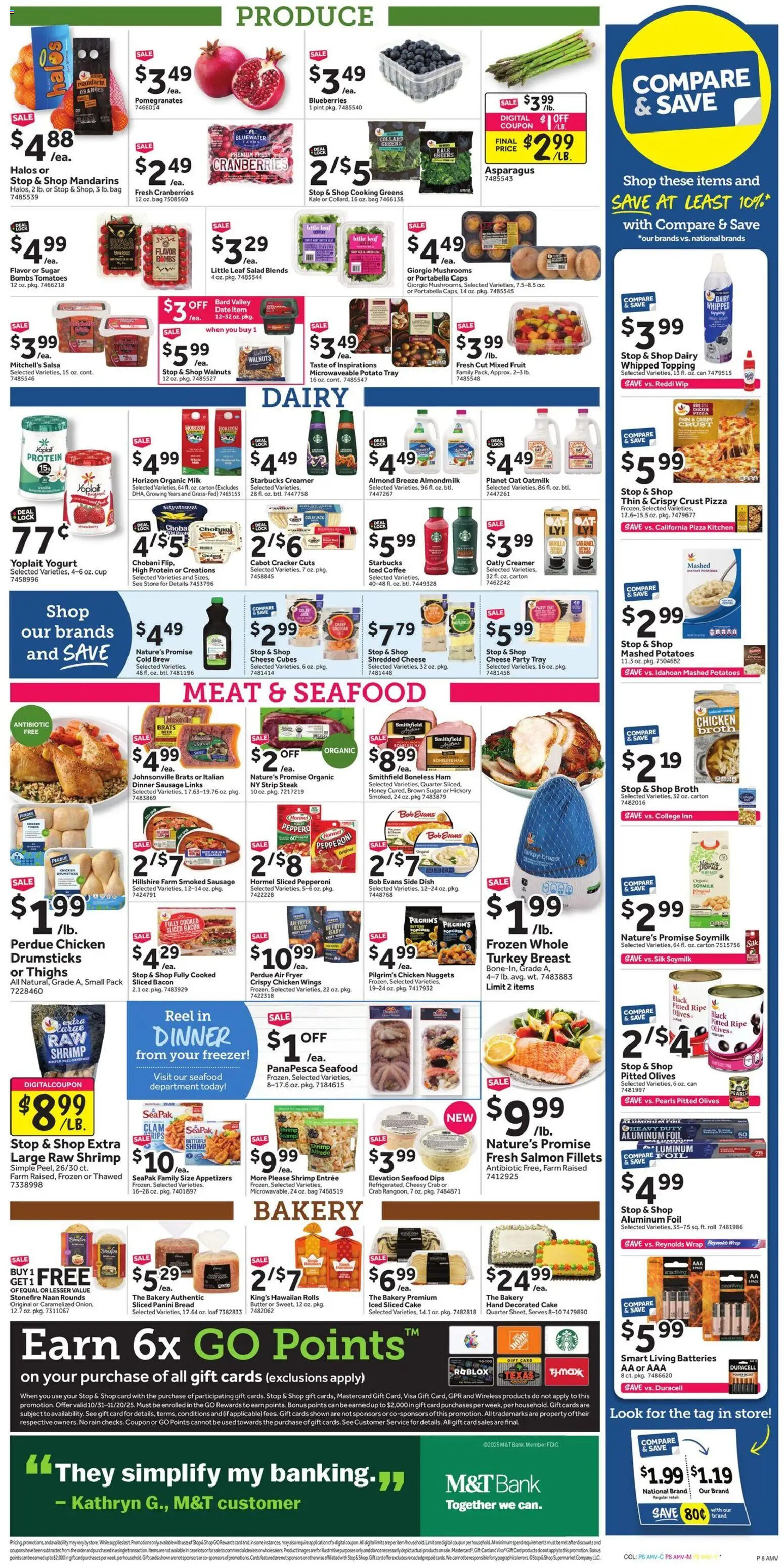 Stop & Shop Weekly Circular - CT - valid from 14.11.2025 | Page: 15 | Products: Yogurt, Bread, Coffee, Oranges