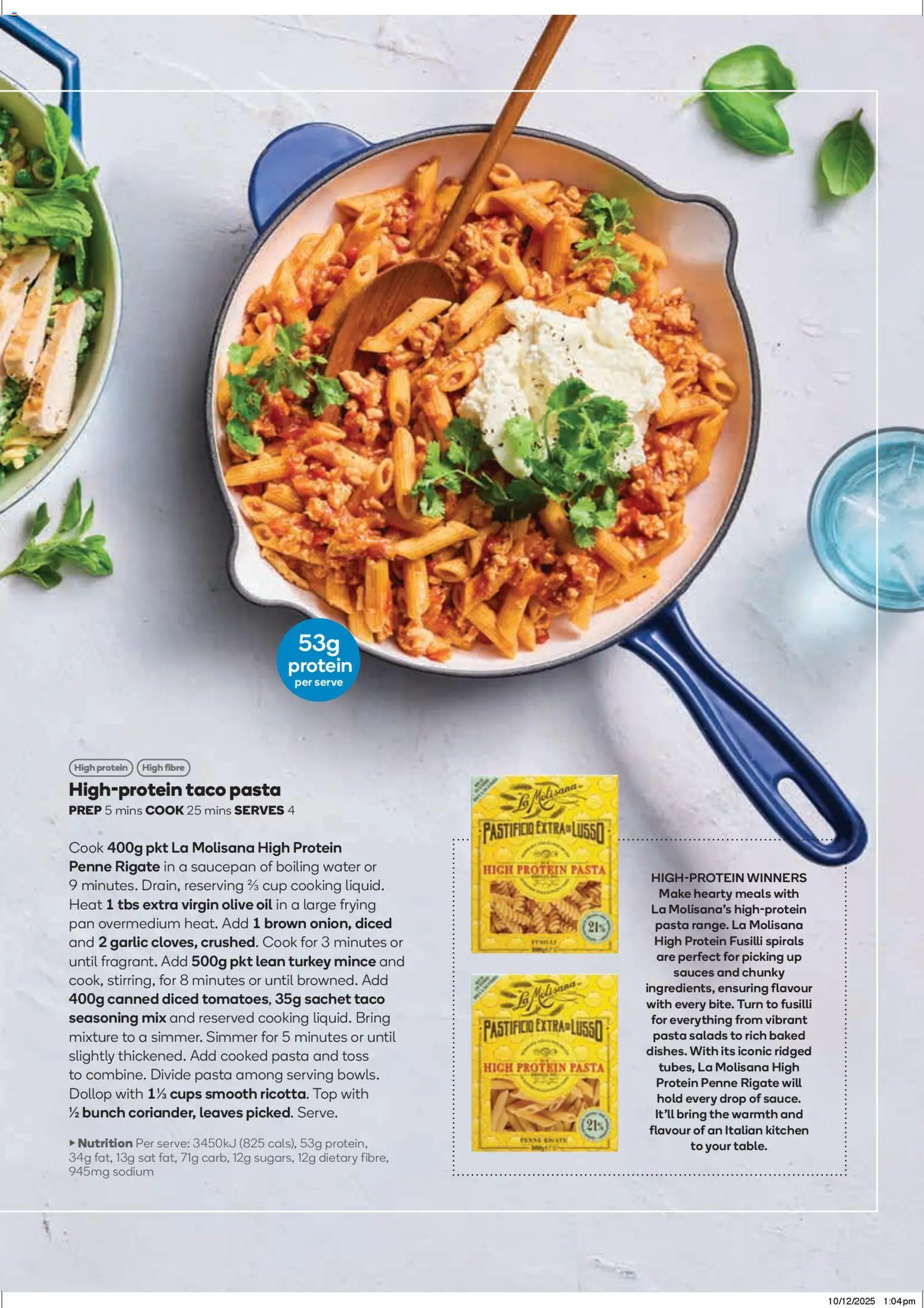 Woolworths catalogue - valid from 14.01.2026 | Page: 107 | Products: Pasta, Olive oil, Water, Garlic