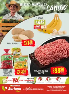 Vista previa de Soriana - Martes y Miércoles del Campo Híper: Nuevo León, Ciudad Victoria y Tampico (1), nuevo folleto de la tienda, válido en México a partir del 13.01.2026