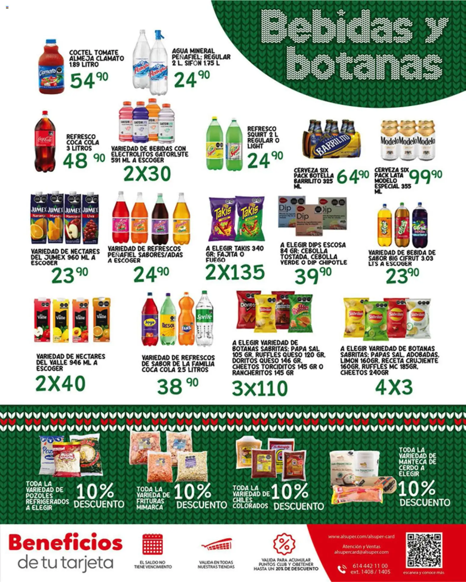 Nuevas ofertas de Alsuper válidas en toda la República Mexicana desde el 28.11.2025. ¡Encuentra las mejores ofertas en Alsuper folleto Zacatecas! | Página: 7 | Productos: Cebolla, Sal, Queso, Cerdo