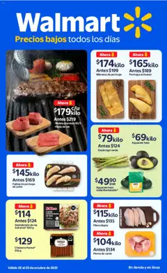 Vista previa de Walmart - Folleto Precios Bajos, nuevo folleto de la tienda, válido en México a partir del 03.10.2025